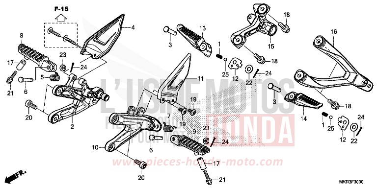 MARCHE de CBR1000RR SP SP1 SP2 MAT PEARL MORION BLACK (NHC33) 2022